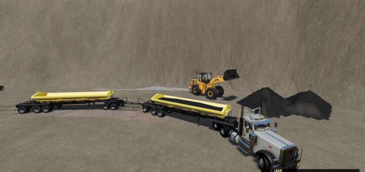 Side Dump Road Train