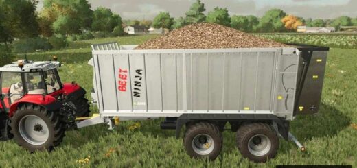 Trailer With Beet Cutter
