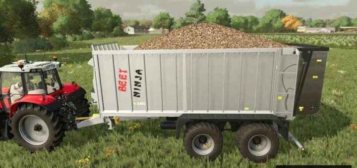 Trailer With Beet Cutter