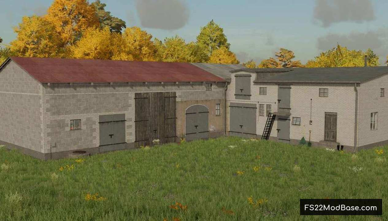 Cowshed With Barn