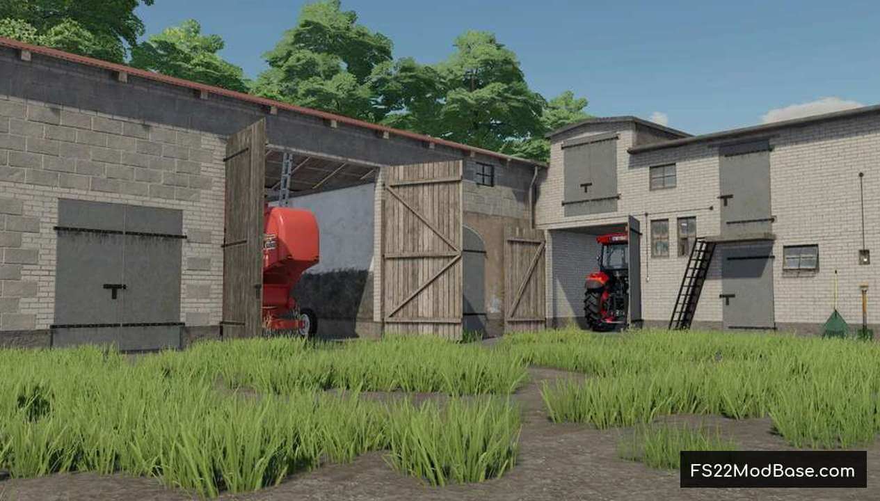 Cowshed With Barn