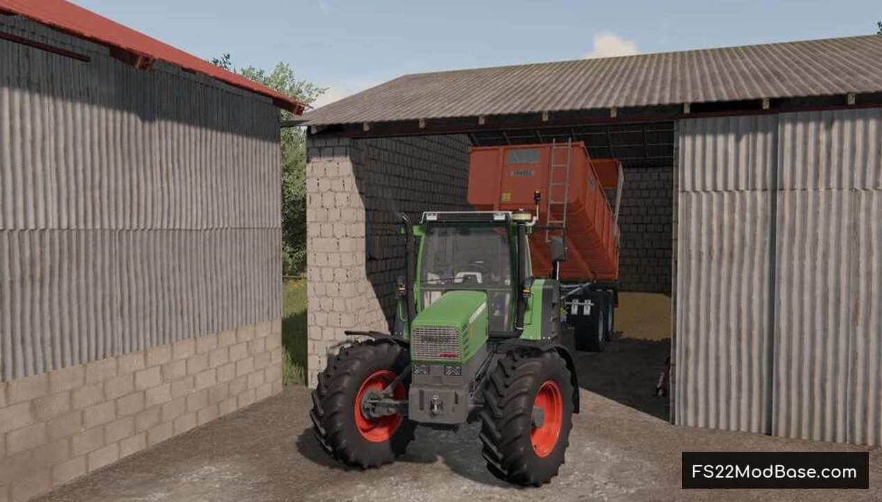 Garage With Chicken Coop