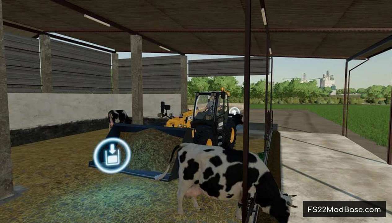 Garage With Cowbarn