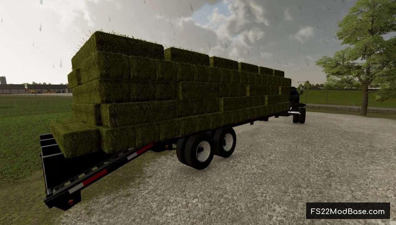 Lizard Gooseneck Bale Trailer