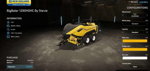 New Holland 1290HDHC By Stevie