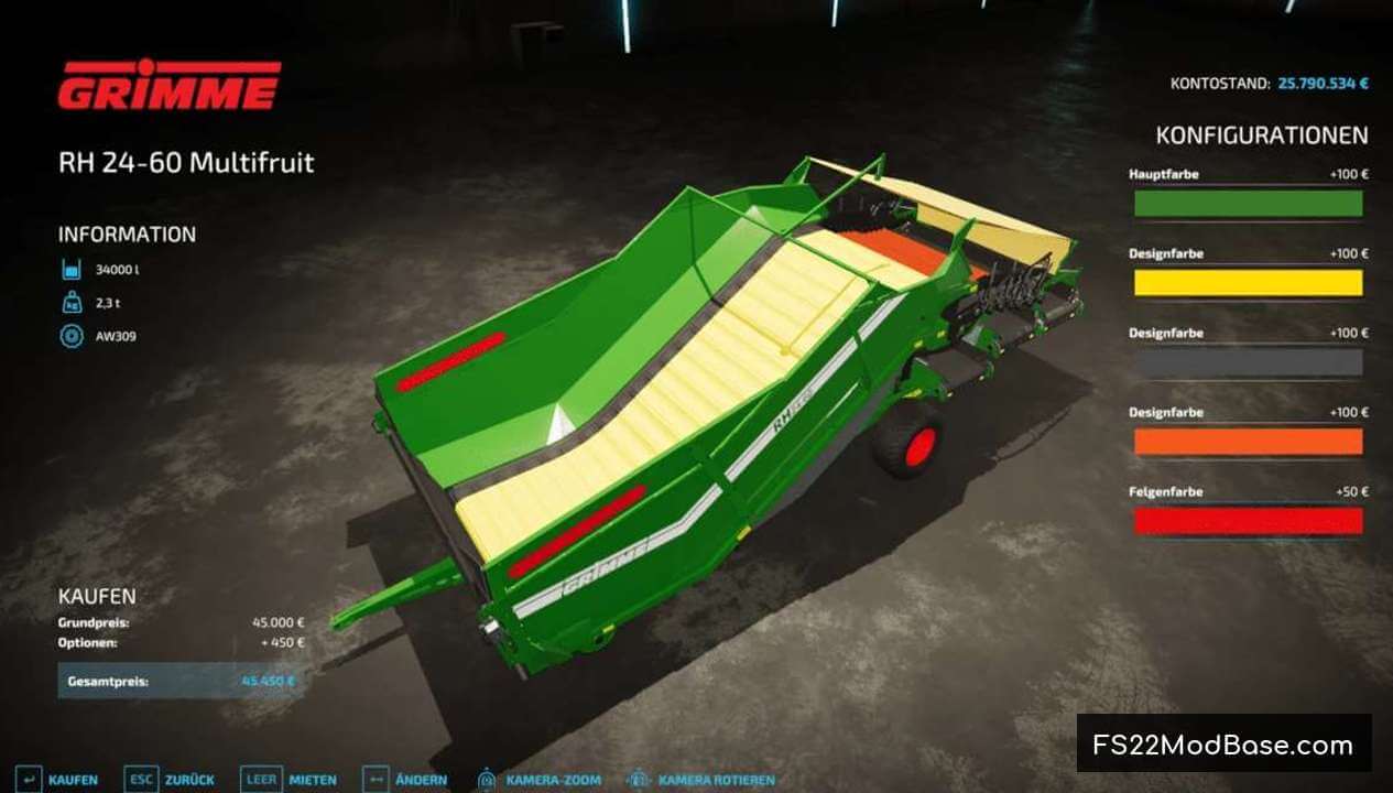 Grimme RH 24-60 Multifruit