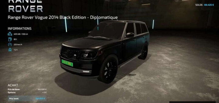 Range Rover Vogue 2014 Black Edition-Diplomatique