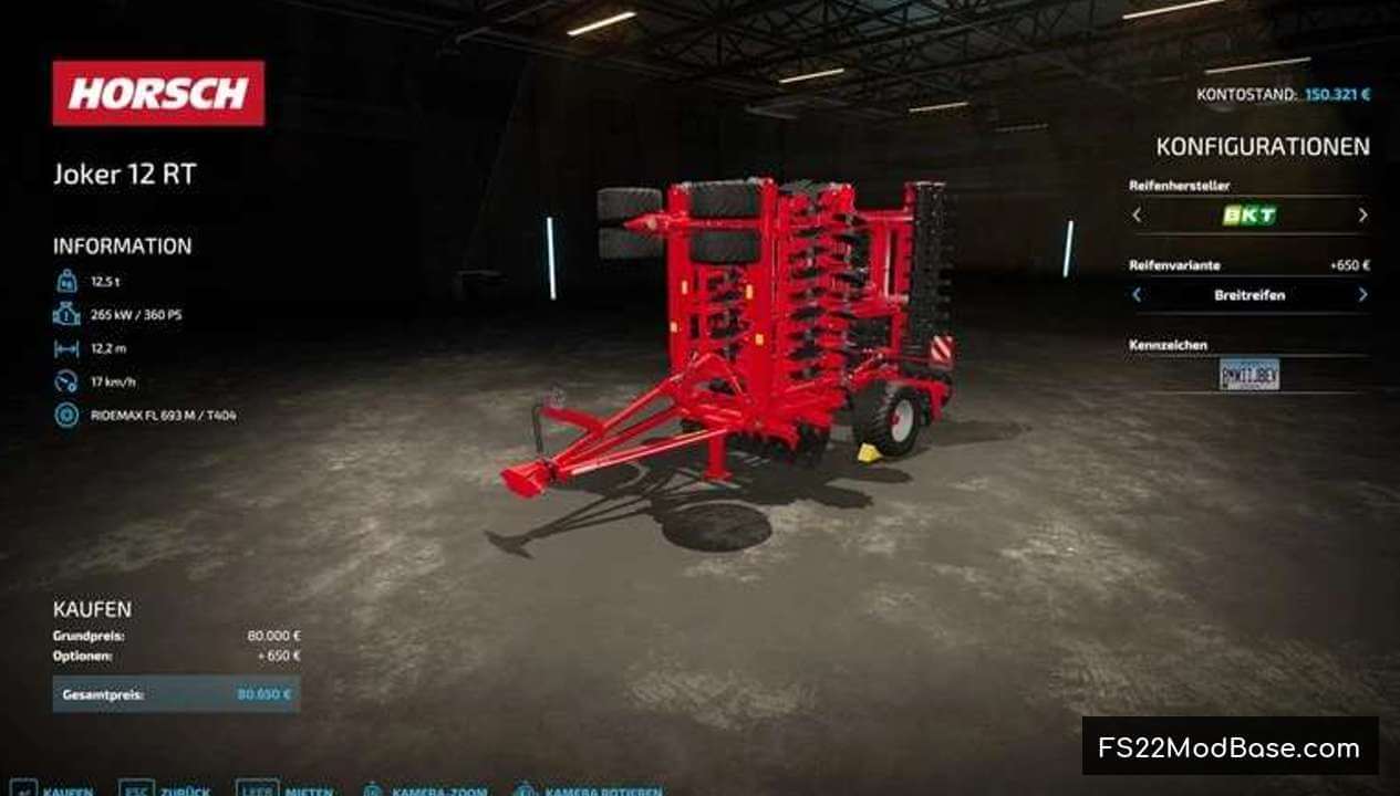 Horsch Joker 12 RT