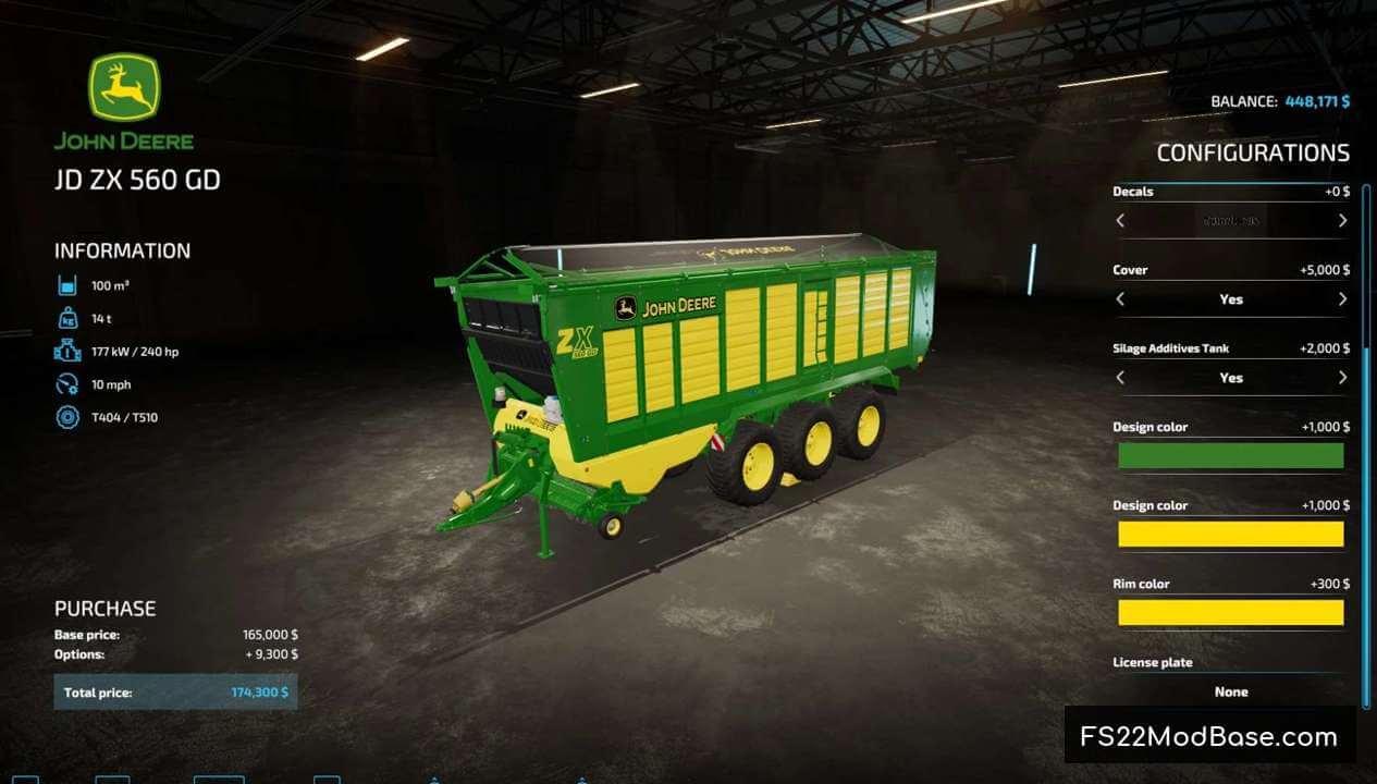 John Deere ZX560 GD
