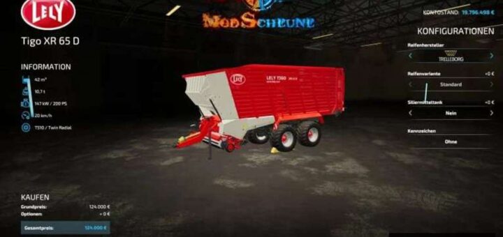 Lely Tigo XR 65 D