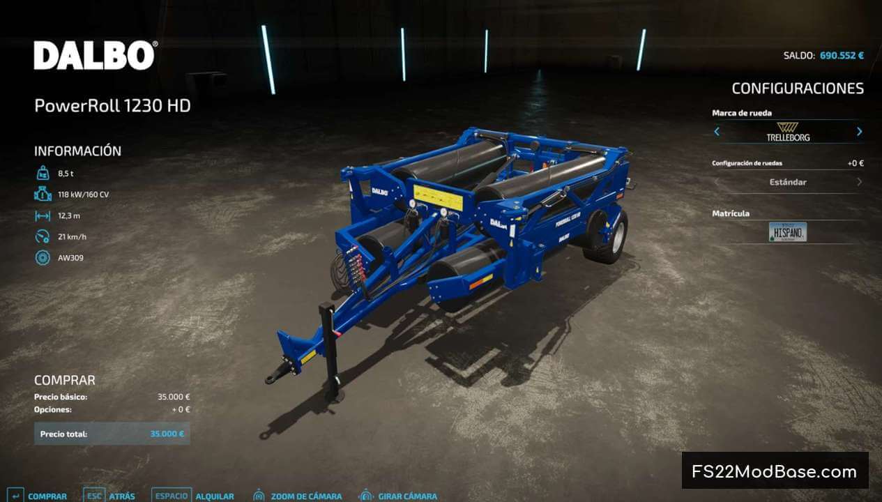 Dalvo PowerRoll 1230 HD
