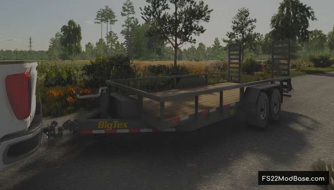 Bigtex Hd Lawncare Trailer Farming Simulator 22 Mod Ls22 Mod Fs22 Mod