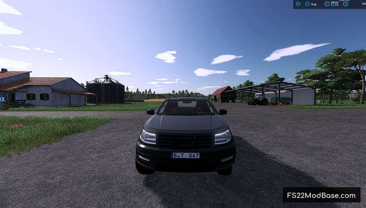Haut Beyleron with Licence Plate DE