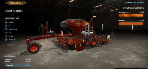 Eagle355th Vaderstad Spirit R300S
