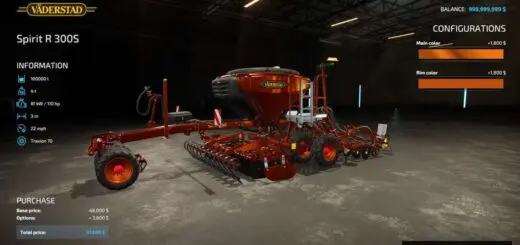 Eagle355th Vaderstad Spirit R300S