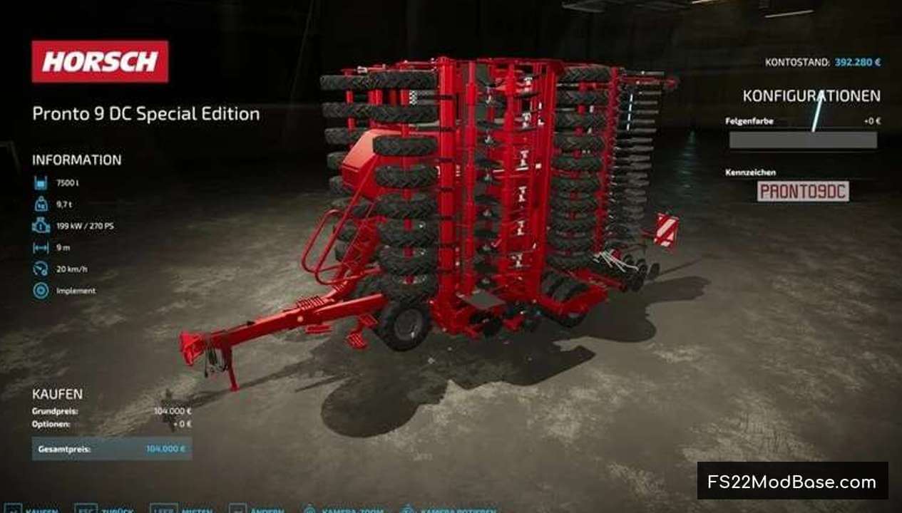 Horsch Pronto 9DC Special Edition