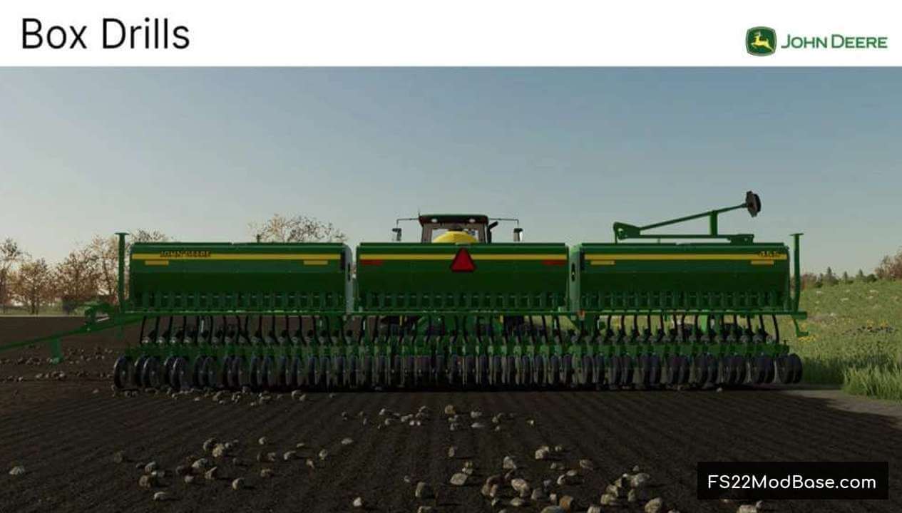 John Deere 455 Seeder