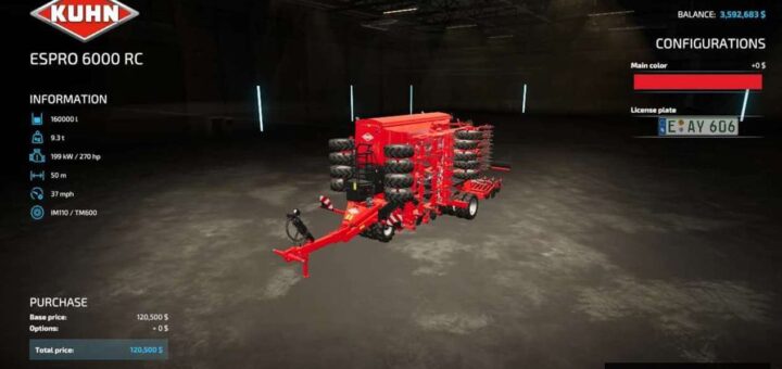 Kuhn Espro 6000RC