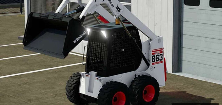 Bobcat 863 Turbo With Bobcat Shovel