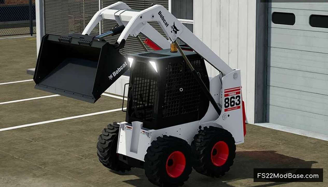Bobcat 863 Turbo With Bobcat Shovel