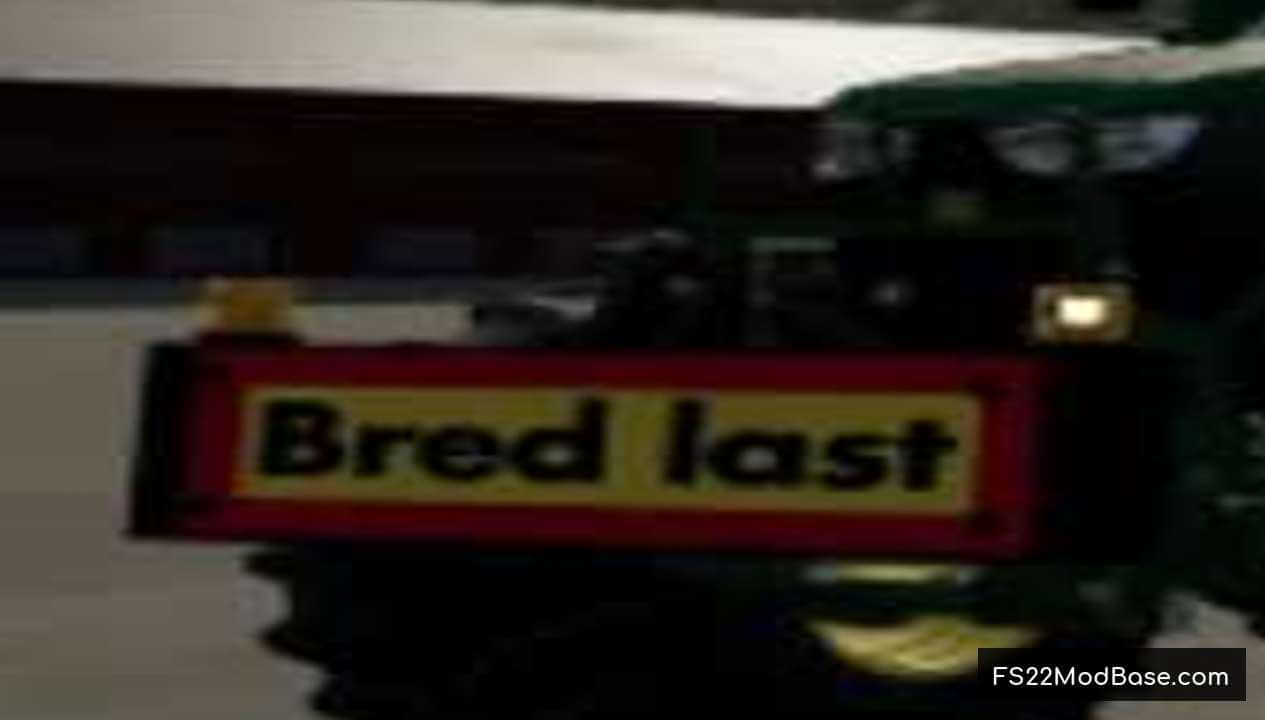 Bred Lang Varnings Skylt