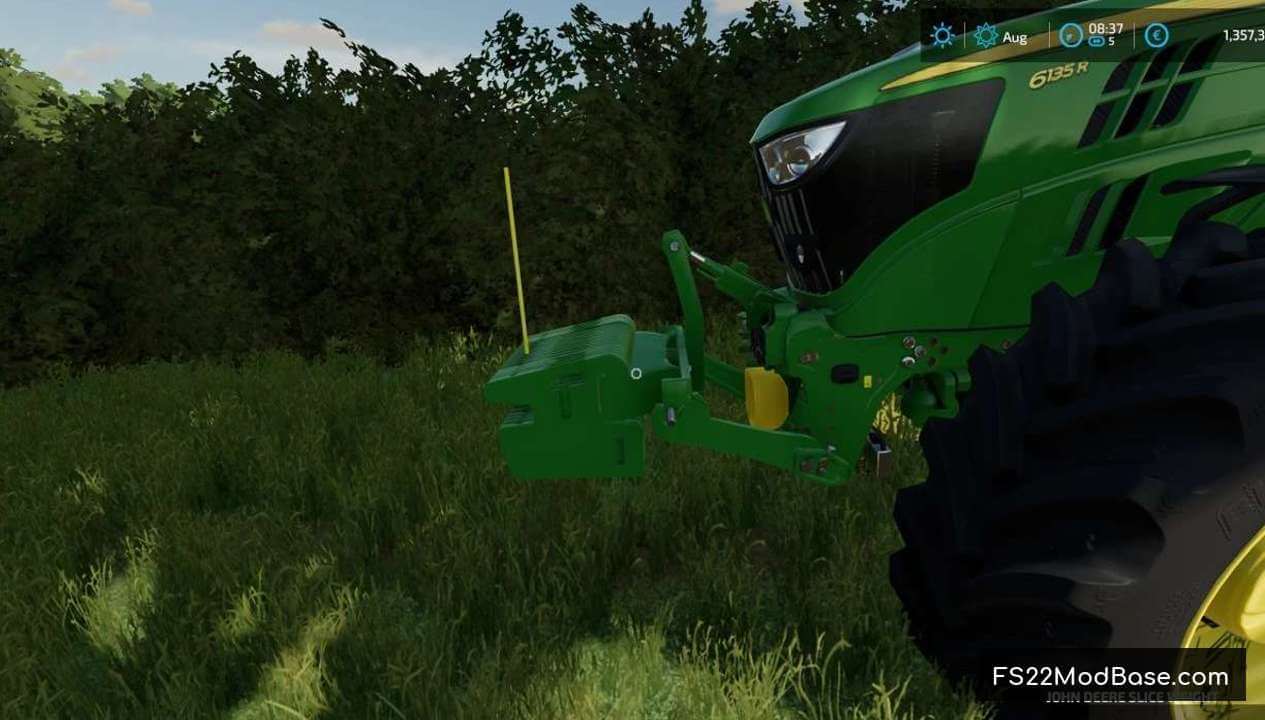 John Deere Slice Weight