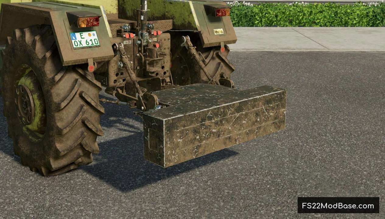 Selfmade 750kg Rear Weight