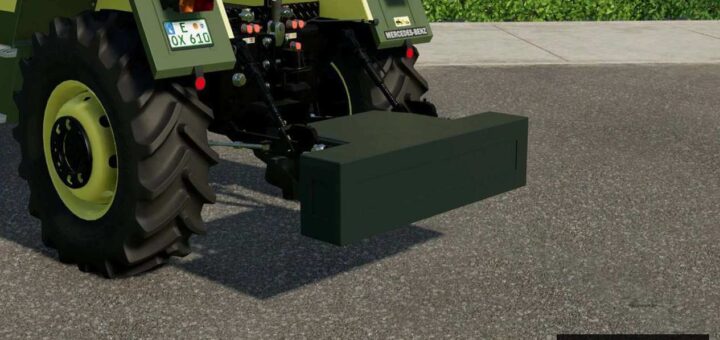 Selfmade 750kg Rear Weight