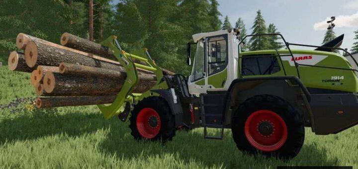 TimbeRRR Jaw Wheel Loader Log Fork