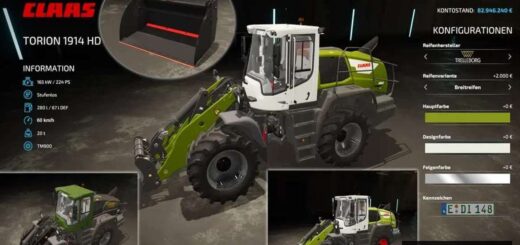 Claas Torion 1914HD Raptor Bucket