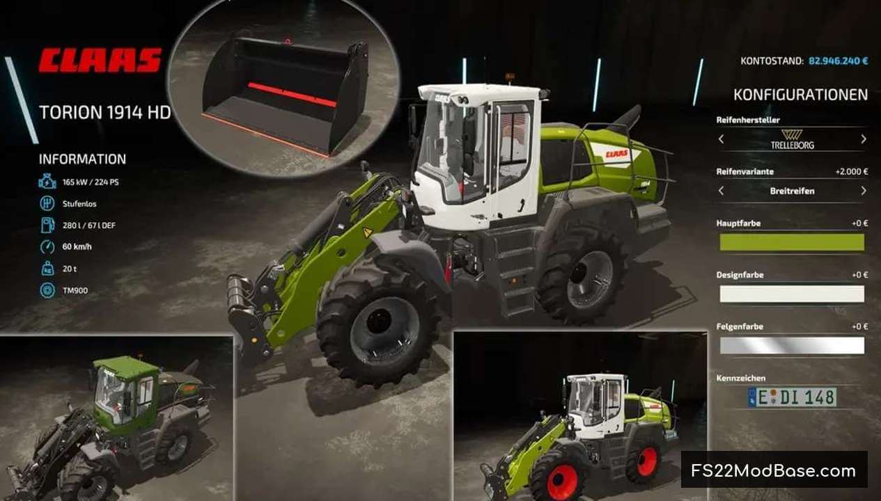 Claas Torion 1914HD Raptor Bucket