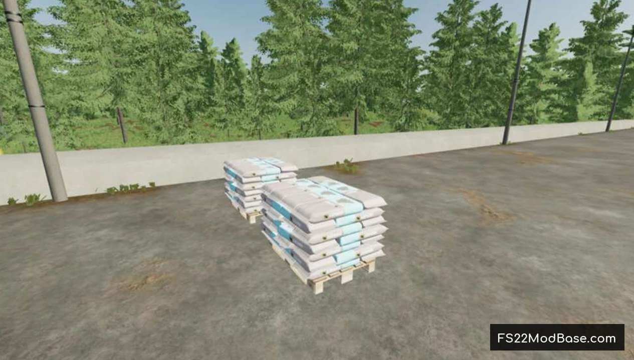Liftable Pallet With Stones