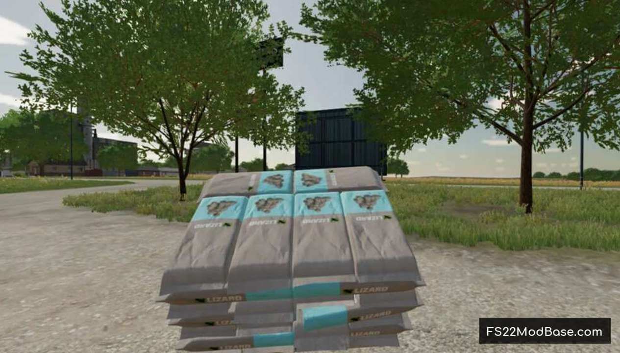 Liftable Pallet With Stones